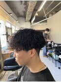 波巻きツイストスパイラルパーマ プードルパーマ メンズ
