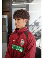 スレイ 西宮(SLAY)&nbsp;波巻きハイライトアップバングツーブロックマッシュ