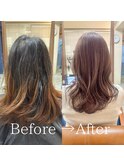 【春の美髪ケア】根元ストレート＋毛先デジタルパーマ