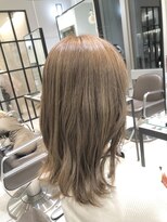 カラーだけのダブルカラー　グレージュカラー　銀座美容室