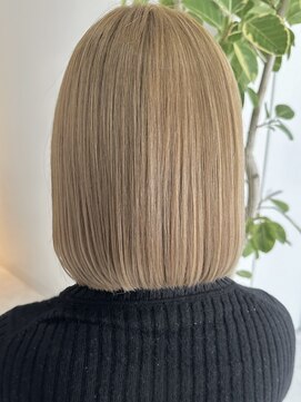 スティロ(stylo) ハイライトカラーグレージュベージュケアブリーチダブルカラー