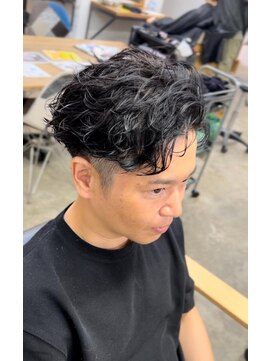 エルオム(EL.HOMME) スパイラルオールバックショート