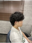 滋賀/南草津/メンズ美容室/波巻きツイストスパイラルパーマ