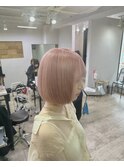 ピンクベージュダブルカラー成増地下鉄成増