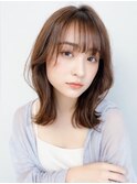 10代20代30代大人かわいい暗髪艶感ヨシンモリくびれミディアム