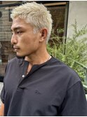 スパイキーボウズショート ホワイトブリーチ バズカットA1025
