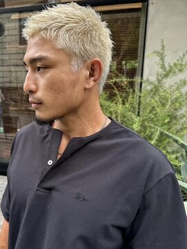 トルネード(TORNADO) スパイキーボウズショート ホワイトブリーチ バズカットA1025