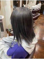 美容室 メザミー MESAMIES 大人かわいい20代30代おすすめヘルシーレイヤーダークグレージュ