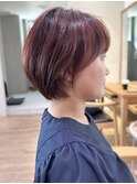 say.黒髪ボブルフネビージュ小顔ワンレンピンクブラウンベージュ