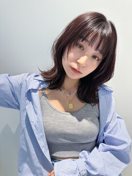 ビューナゴヤ 名駅(VIEW NAGOYA) 黒髪/ボブルフ/小顔/外ハネレイヤー/くびレイヤー/外ハネ