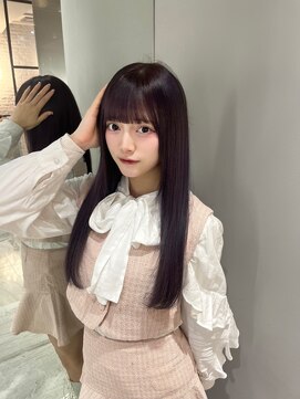 バレット 表参道(VALETTE) 可愛い前髪カット&ラベンダーグレージュ