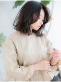 センター北/髪質改善/グレージュカラー!大人ウェーブミディアムh