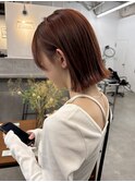 ブリーチなし◎オレンジブラウン