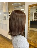 大人可愛い20代30代40代カラー/ミディアム/宮崎