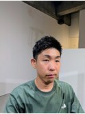 男らしい爽やかベリーショート