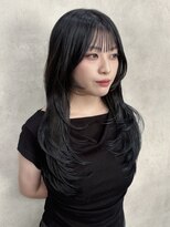 ルノン シェリー(LUNON cheliy) 暗めカラーグランマッシュデザインカラーフェイスフレーミング