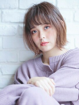 エムスラッシュ 横浜元町店(M.SLASH) □ショコラピンク/外ハネボブ/ネオウルフ/くびれヘア元町14-6