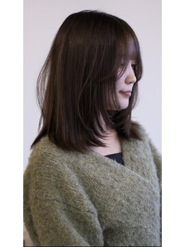 韓国レイヤー／アッシュブラウン