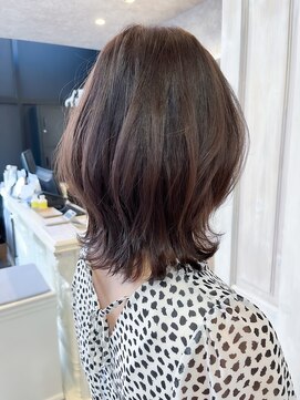 福山人気20代30代40代アッシュブラウン艶髪ダメージレスふんわり