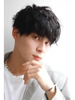 クシュ 本川越店(kusyu...)&nbsp;サーフカール刈り上げセンターパート波巻きツイストスパイラル