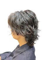 クオリス 上板橋店(QUALIS) 冬のメンズミディアム◎サーフカールで外国人風パーマ