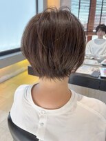 エクラバイナチュラル(eclat by Natural)&nbsp;上品ショートボブ/ウォームブラウン/ボリューム調整/うる艶髪