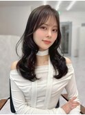 内巻きフォワード/赤み消しカラーオリーブグレージュ