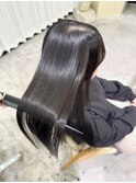 乾かすだけで楽になる☆髪質改善ストレート