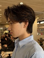 パーク(PAAQ)&nbsp;フェザーパーマニュアンスパーマ毛流れパーマメンズパーマ