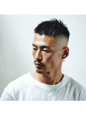メンズ/フェード/ベリーショート/ソフトモヒカン/爽やか/阪急桂