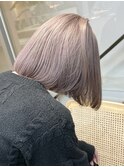 原宿ミルクティーベージュレイヤーボブミルクティーグレージュ