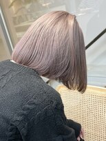 サンクプロジェクト(cinq PROJECT)&nbsp;原宿ミルクティーベージュレイヤーボブミルクティーグレージュ
