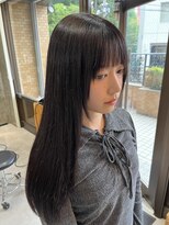 ノエル ヘアー アトリエ(Noele hair atelier) 切りっぱなしロング