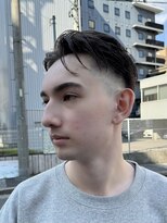 ニール 名古屋 伏見 丸の内(NEELU)&nbsp;[NEELE_take]メンズショートセンターパート