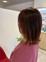アズールサン 草加西口店(azule-sun)&nbsp;インナーカラー,ピンクベージュ,ベージュ,レイヤーボブ【草加】