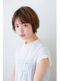 20代30代40代 大人かわいい小顔ショート×伸ばしかけ前髪