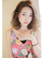 ヘアデザイン メロ(HAIR DESIGN melo)&nbsp;ピンクブラウンカラー