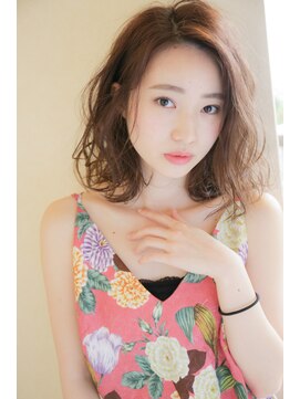 ヘアデザイン メロ(HAIR DESIGN melo) ピンクブラウンカラー