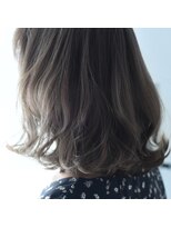 ニコリヘアワークス(nicori hair works)&nbsp;ミディアム×グレージュ