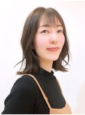 毛先が揺れるスズランヘアー