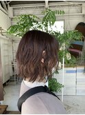 クセを活かしたボブパーマ