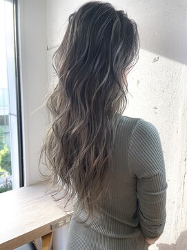 ヘアーワークス ヘルム 渋谷店(HAIR WORKS HELM) [HELM渋谷]バレイヤージュカラー