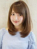小顔効果サイドバング【王道大人可愛いレイヤーカット】京佳
