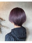 宝石艶カラー/アメジストアッシュ/ケアブリーチトリートメント