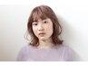 【女性stylist担当】カット＋透明感カラー＋炭酸TR ¥10,800～