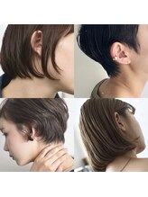 【CHERISHのショートカットのこだわり】フィットする毛先、頭の形がキレイに見えるシルエット◎