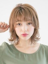 アース 三軒茶屋店(HAIR&MAKE EARTH)&nbsp;三軒茶屋_レディース_ボブ_ミディアム_切りっぱなし_外ハネ_小顔