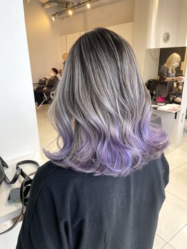 アライブ ハラジュク(ALIVE harajuku) 中韓mixバレイヤージュ