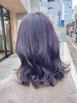 ヘアーメイクオズ(hair make O/S) ヘアーメイクオズ＆金あゆみ　ブリーチ2回～☆セーラーパープル
