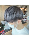 ハイトーンの韓国風マッシュショート